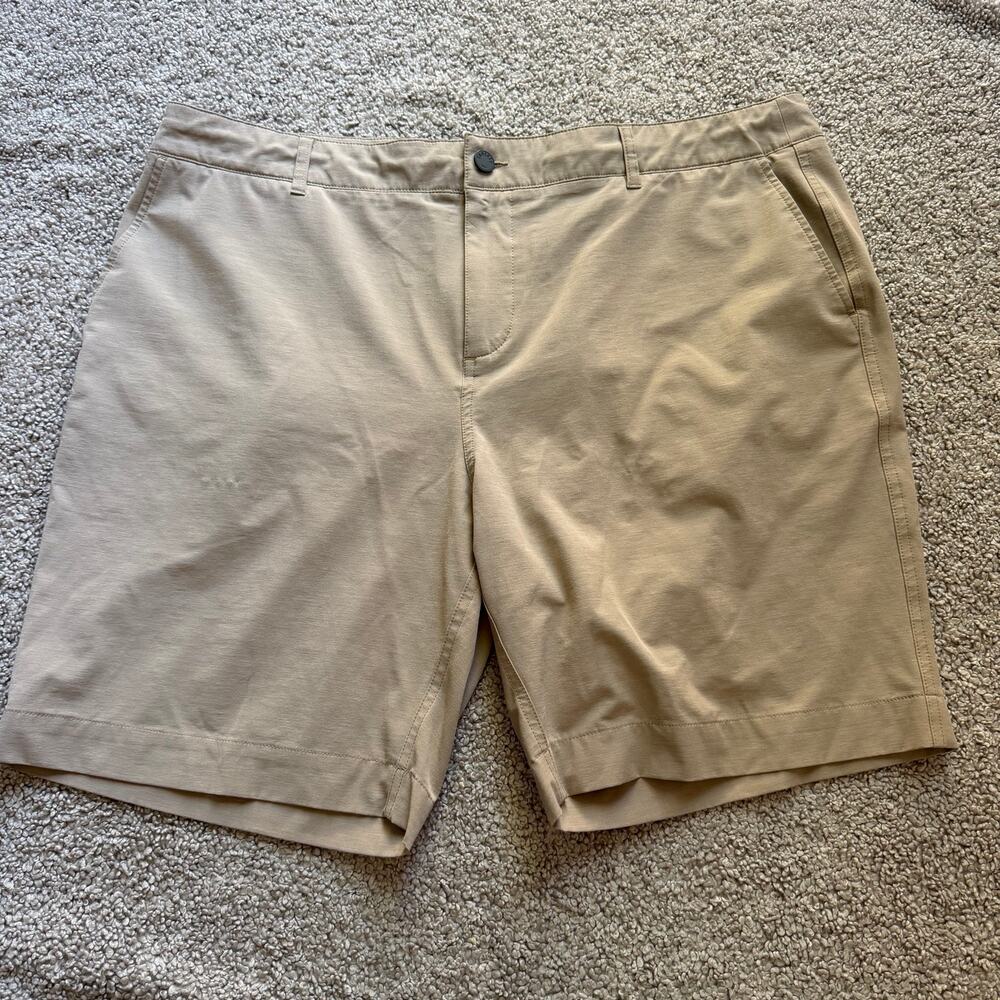 Faherty Men’s All Day 9” Shorts Khaki Sz 40 EUC